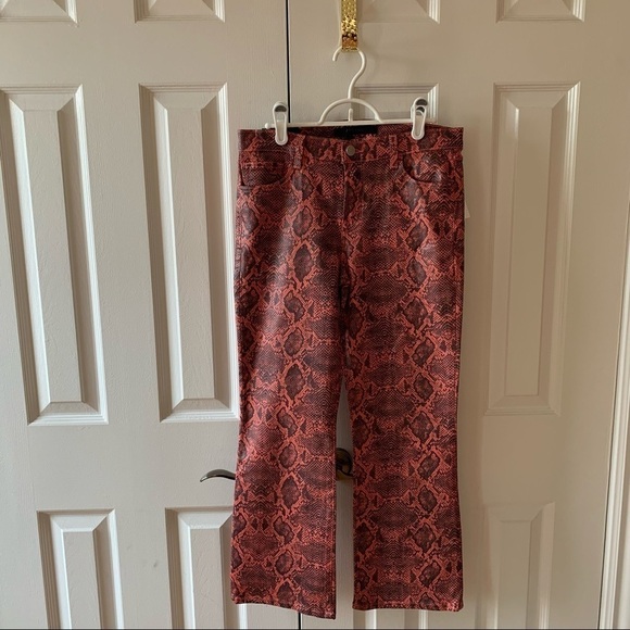 J Brand Selena Mid-Rise Crop Boot Jeans Coated Kalani Boa - Picture 2 of 11